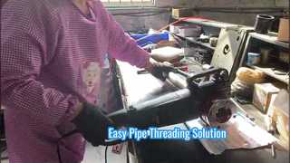 Threader de tuyauterie portable