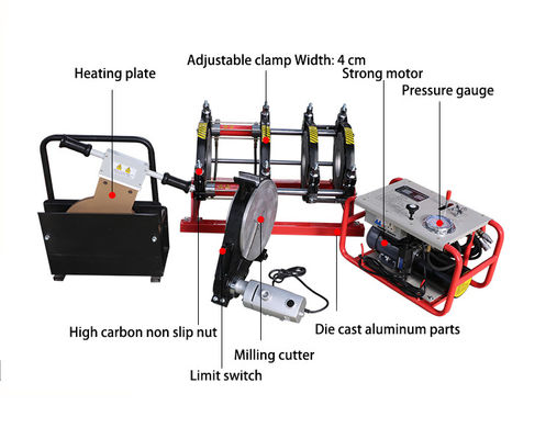 12.65KW 400mm To 630mm HDPE Pipe Fusion Machine 380V Supplier
