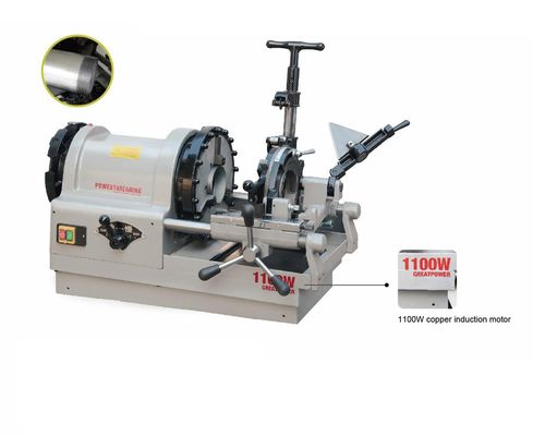 STT50N Portable Compact Pipe Threader Machine High Efficient 1100W