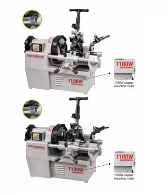 STT50N Portable Compact Pipe Threader Machine High Efficient 1100W