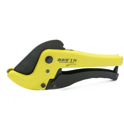 Coupeurs de tuyaux en plastique de 42 mm en PVC CE jaune Pulvérisation métallique SK5